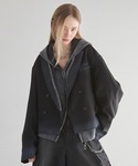 Spielio（シュピーリオ）の「【Spielio】Cut off design tailored jacket / カットオフデザインテーラードジャケット（テーラードジャケット・L）」
