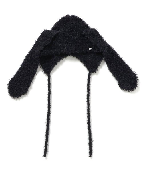 algy（アルジー）の「うさみみニット帽（ニットキャップ/ビーニー・キッズ・ブラック/オフホワイト・FREE）」の10枚目の写真