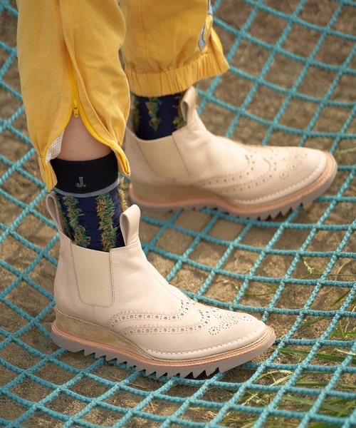 JUCO.（ジュコ）の「スキンブーツ（ブーツ・レディース・ベージュ・25.0cm/24.5cm/25.5cm/26.5cm/27.5cm/23.0cm/24.0cm/23.5cm）」の3枚目の写真