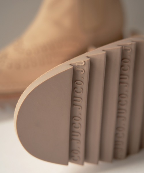 JUCO.（ジュコ）の「スキンブーツ（ブーツ・レディース・ベージュ・25.0cm/24.5cm/25.5cm/26.5cm/27.5cm/23.0cm/24.0cm/23.5cm）」の8枚目の写真