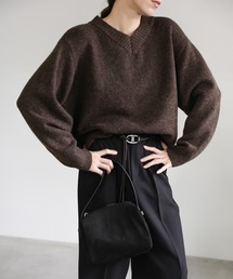 select MOCA | シンプルVネックニット(ニット/セーター)