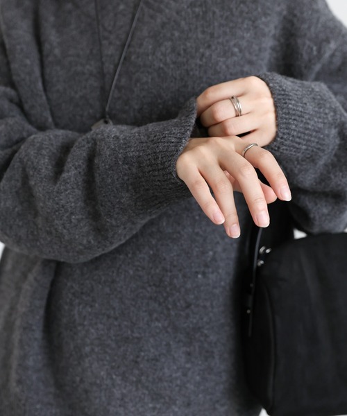 シンプルVネックニット（ニット/セーター）｜select MOCA（セレクト