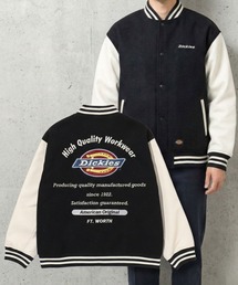 Mac-House（マックハウス）の「Dickies/ディッキーズ ロゴ刺繍切替スタジャン（スタジャン）」