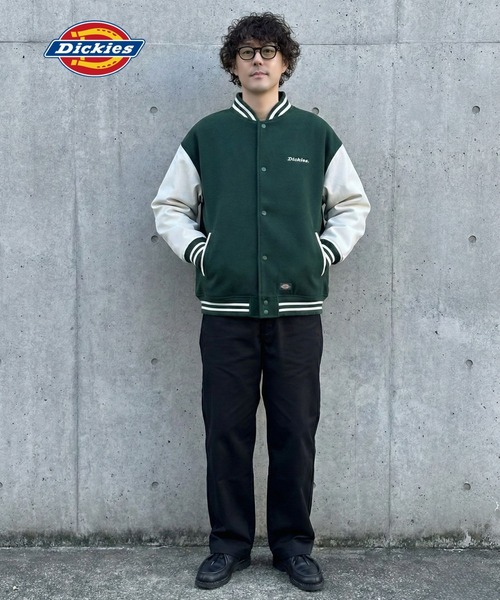Dickies/ディッキーズ ロゴ刺繍切替スタジャン（スタジャン）｜Dickies