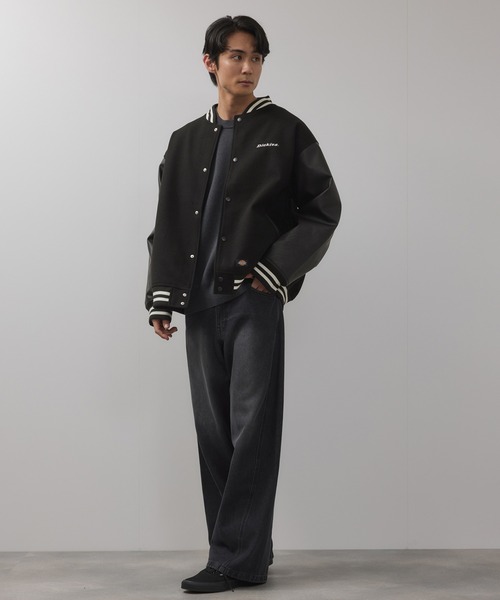 セール】Dickies/ディッキーズ ロゴ刺繍切替スタジャン(スタジャン セール】Dickies/ディッキーズ ロゴ刺繍切替スタジャン(スタジャン