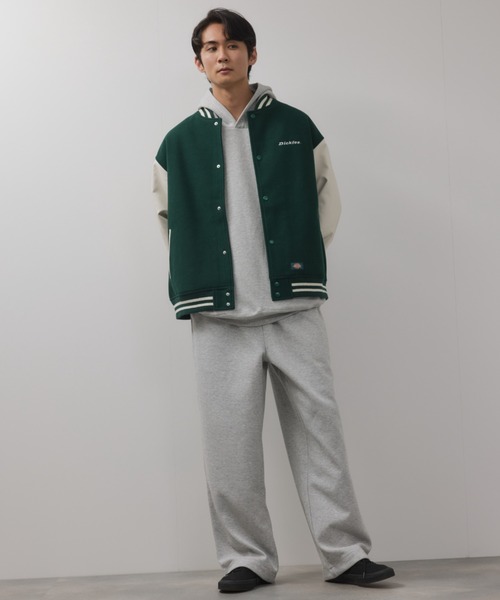 セール】Dickies/ディッキーズ ロゴ刺繍切替スタジャン（スタジャン