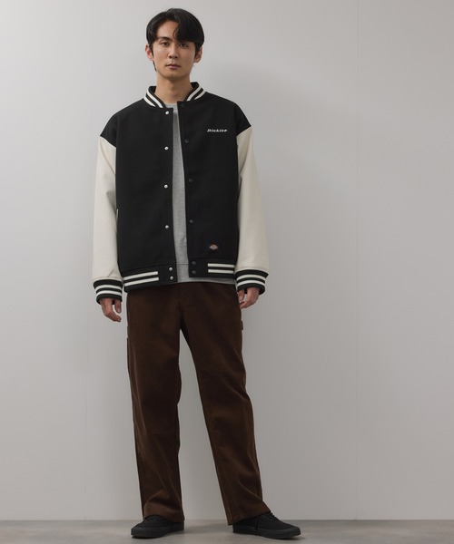 セール】Dickies/ディッキーズ ロゴ刺繍切替スタジャン（スタジャン