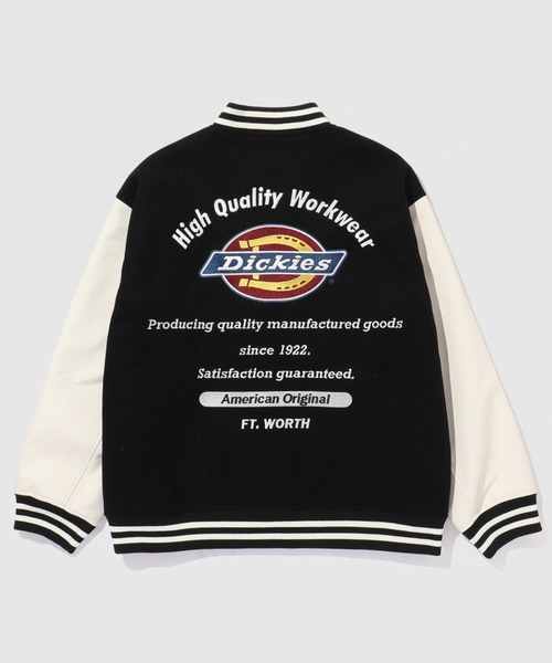 セール】Dickies/ディッキーズ ロゴ刺繍切替スタジャン（スタジャン