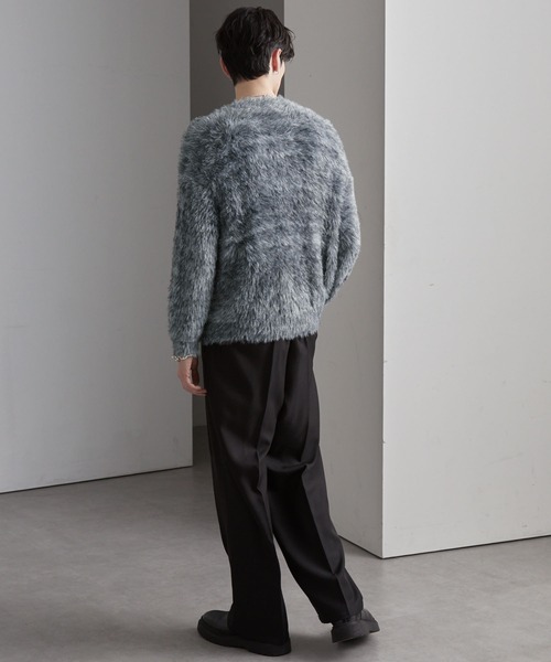 新品定価33000円　ベッドサイドドラマ　グラデーションニット　オーバーサイズ shiki tokyo（シキトウキョウ）の「Oversized Gradation Knit