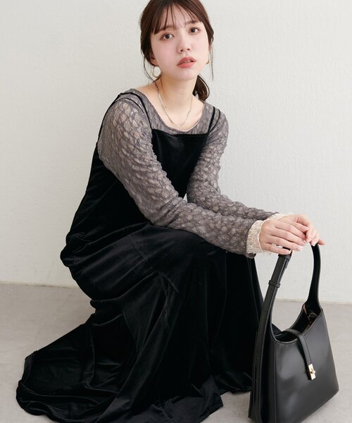 mizu〉マルチリボンマーメイドワンピース（ワンピース）｜natural