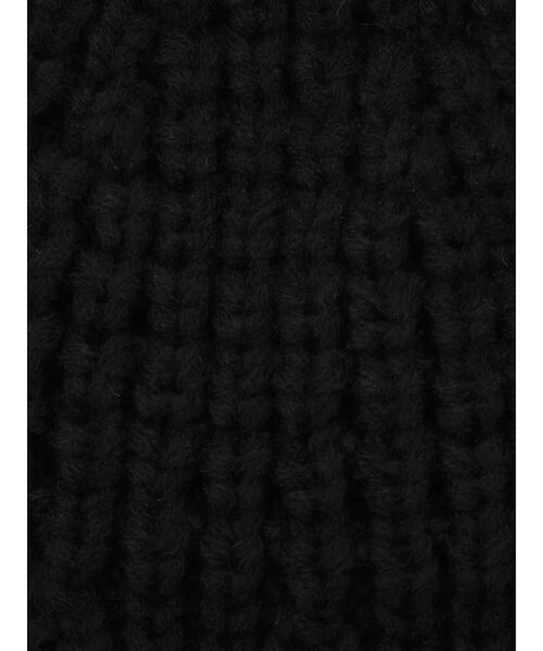 jouetie(ジュエティ)の「クロシェライクフラワーモチーフビーニー(ニットキャップ/ビーニー・レディース・アイボリー/ブラック・FREE)」の14枚目の写真