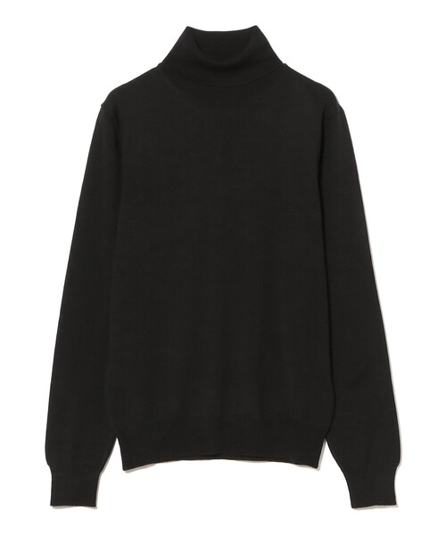 MORGANO（モルガーノ）の「【別注】MORGANO / 21ゲージ タートルネック ニット（ニット/セーター・メンズ・ダークブラウン/ブラック・50/48/46/44/52）」の3枚目の写真