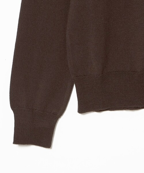 MORGANO（モルガーノ）の「【別注】MORGANO / 21ゲージ タートルネック ニット（ニット/セーター・メンズ・ダークブラウン/ブラック・50/48/46/44/52）」の8枚目の写真