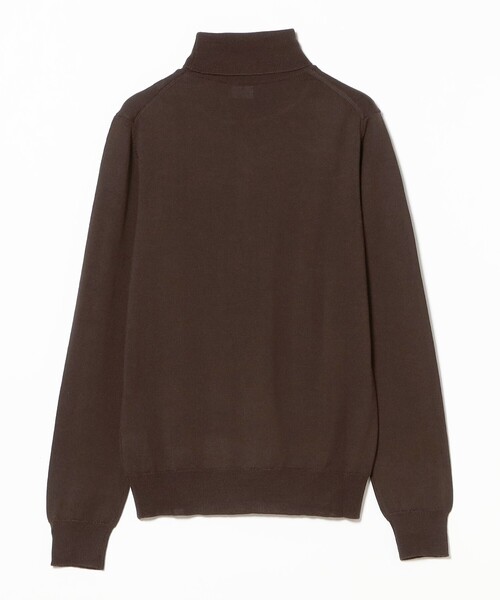MORGANO（モルガーノ）の「【別注】MORGANO / 21ゲージ タートルネック ニット（ニット/セーター・メンズ・ダークブラウン/ブラック・50/48/46/44/52）」の9枚目の写真