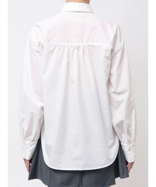 U.S. POLO ASSN.(ユーエスポロアッスン)の「U.S. POLO ASSN.別注ビッグリボンボリュームスリーブシャツ(シャツ/ブラウス・レディース・その他1/オフホワイト/ライトブルー・FREE)」の11枚目の写真