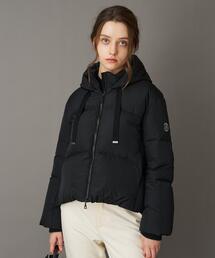ダウンジャケット/コート（ブラック/黒色系・ショート丈