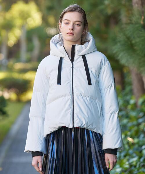 DRESSTERIOR（ドレステリア）の「【CLASSY.12月号掲載】フーデッドショートダウン（ダウンジャケット/コート・レディース・ブラック/ホワイト・38/36/34）」の13枚目の写真