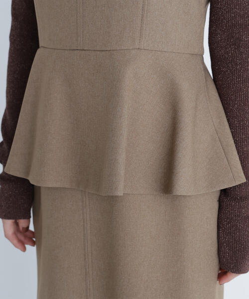 セール】◇ペプラムキャミジャンスカ（ジャンパースカート）｜NATURAL