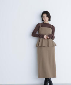 louren/ローレン】waist drape onepiece/ウエストドレープワンピース