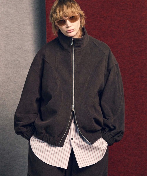 UNISEX》POLATEC Prime-Over Stand Collar Blouson/ポーラテック