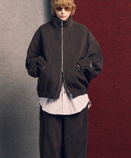 UNISEX》POLATEC Prime-Over Stand Collar Blouson/ポーラテック