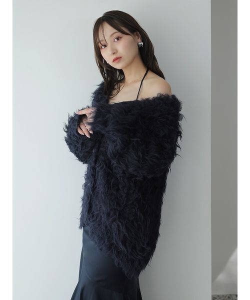 SNIDEL（スナイデル）の「サテンマーメイドキャミワンピース（ワンピース・レディース・アイボリー/ライトピンク/ネイビー・0/1）」の8枚目の写真