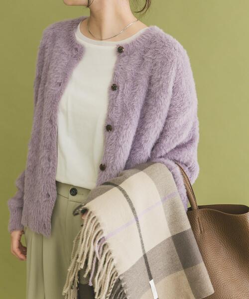 ！！⭐︎⭐︎⭐︎！！Shellerオーストリッチフェザーカーディガン 素敵！ ！！Shellerオーストリッチフェザーカーディガン 素敵！ Sheller