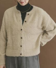 B023新品▼ アーバンリサーチ　ニット カーディガン　38/M　グレー　ネイティブジャガード総柄　URBAN RESEARCH URBAN RESEARCH DOORS ⁄ アーバンリサーチ ドアーズ （レディース