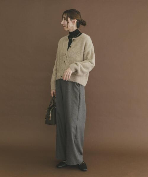 ITEMS URBANRESEARCH(アイテムズ アーバンリサーチ)の「フェザーニットカーディガン(カーディガン/ボレロ・レディース・ブラウン/ラベンダー/ライトベージュ・FREE)」の8枚目の写真