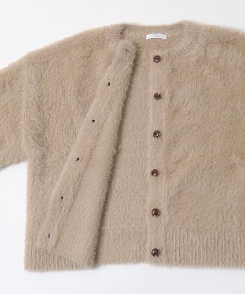 ITEMS URBANRESEARCH(アイテムズ アーバンリサーチ)の「フェザーニットカーディガン(カーディガン/ボレロ・レディース・ブラウン/ラベンダー/ライトベージュ・FREE)」の10枚目の写真