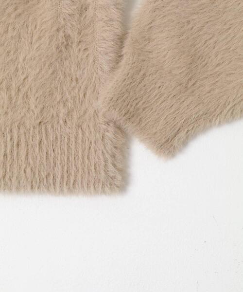 ITEMS URBANRESEARCH(アイテムズ アーバンリサーチ)の「フェザーニットカーディガン(カーディガン/ボレロ・レディース・ブラウン/ラベンダー/ライトベージュ・FREE)」の11枚目の写真