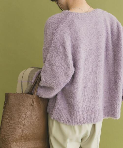 ITEMS URBANRESEARCH(アイテムズ アーバンリサーチ)の「フェザーニットカーディガン(カーディガン/ボレロ・レディース・ブラウン/ラベンダー/ライトベージュ・FREE)」の16枚目の写真