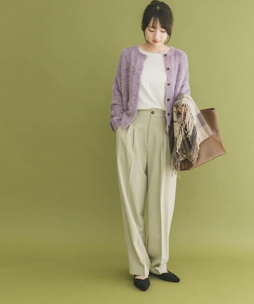 ITEMS URBANRESEARCH(アイテムズ アーバンリサーチ)の「フェザーニットカーディガン(カーディガン/ボレロ・レディース・ブラウン/ラベンダー/ライトベージュ・FREE)」の19枚目の写真