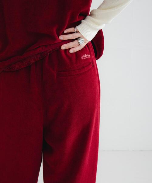 THOUSAND MILE（サウザンドマイル）の「『別注』THOUSAND MILE×URBAN RESEARCH　KNIT FREECE LONG PANTS（その他パンツ・レディース・ブラック/オフホワイト/ボルドー・MEDIUM/LARGE）」の17枚目の写真