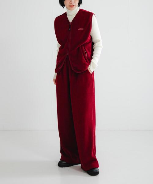 THOUSAND MILE（サウザンドマイル）の「『別注』THOUSAND MILE×URBAN RESEARCH　KNIT FREECE LONG PANTS（その他パンツ・レディース・ブラック/オフホワイト/ボルドー・MEDIUM/LARGE）」の18枚目の写真