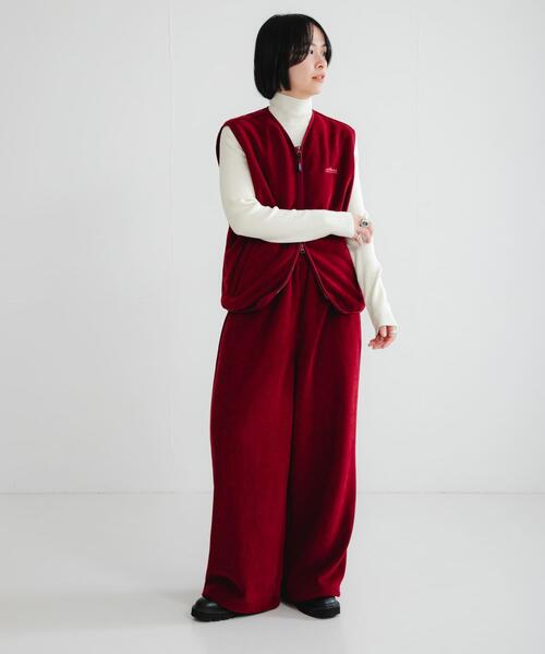 THOUSAND MILE（サウザンドマイル）の「『別注』THOUSAND MILE×URBAN RESEARCH　KNIT FREECE LONG PANTS（その他パンツ・レディース・ブラック/オフホワイト/ボルドー・MEDIUM/LARGE）」の19枚目の写真