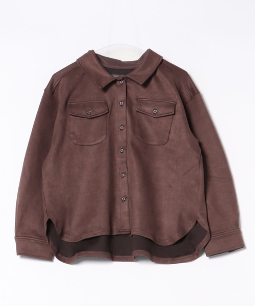 Eddie Bauer(エディーバウアー)の「スエード タッチ 長袖シャツ(シャツ/ブラウス・レディース・ブラウン/ベージュ/ブラック・L/XL/M/S)」の18枚目の写真