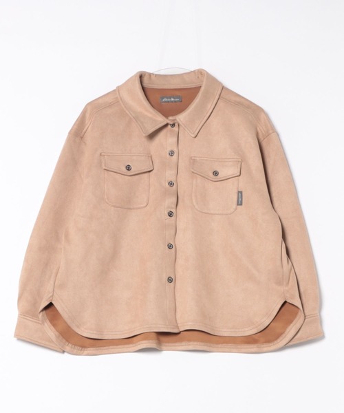 Eddie Bauer(エディーバウアー)の「スエード タッチ 長袖シャツ(シャツ/ブラウス・レディース・ブラウン/ベージュ/ブラック・L/XL/M/S)」の21枚目の写真