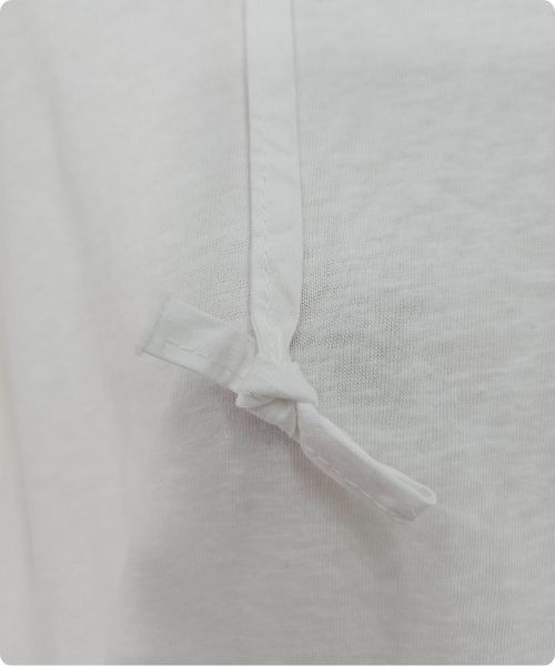 I.O.E(アイオイ)の「デイリー使いのフードシャツ(Tシャツ/カットソー・レディース・ブラック/ホワイト・FREE)」の14枚目の写真