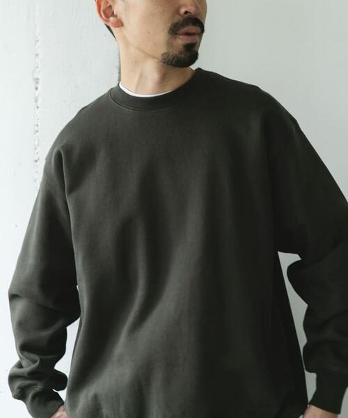 URBAN RESEARCH DOORS（アーバンリサーチドアーズ）の「裏起毛クルーネックスウェット（スウェット・メンズ・グレー系その他/チャコールグレー/グリーン系その他/ネイビー・LARGE/MEDIUM）」の19枚目の写真
