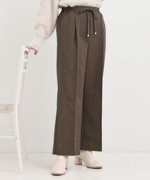 DRESKIP | 【洗濯機可/S-LL】上品シルエットで美しい イージーワイドパンツ(その他パンツ)