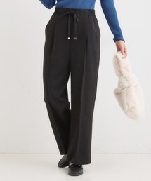 DRESKIP | 【洗濯機可/S-LL】上品シルエットで美しい イージーワイドパンツ(その他パンツ)