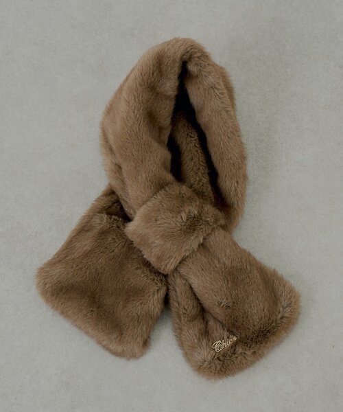 Chico（チコ）の「ファーティペット（マフラー・レディース・ベージュ/ブラウン/アイボリー・FREE）」の3枚目の写真