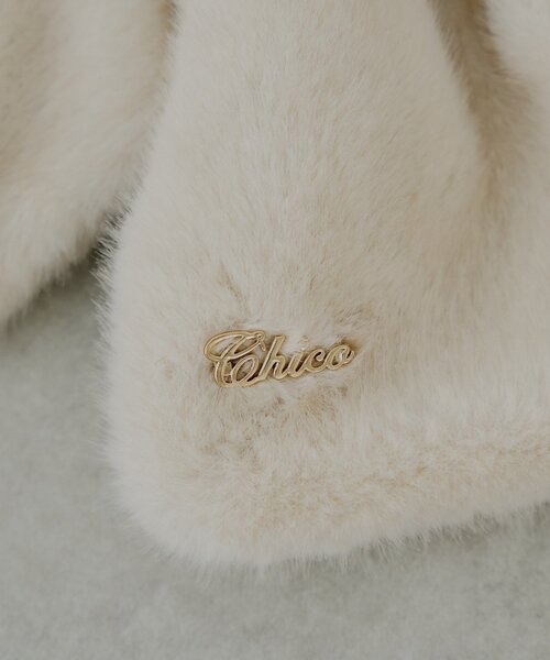 Chico（チコ）の「ファーティペット（マフラー・レディース・ベージュ/ブラウン/アイボリー・FREE）」の8枚目の写真