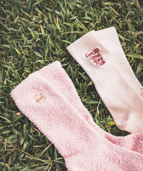 niko and...(ニコアンド)の「【NASU FARM VILLAGE】2Pソックス(その他小物・レディース・オフホワイト/ピンク・0)」の4枚目の写真