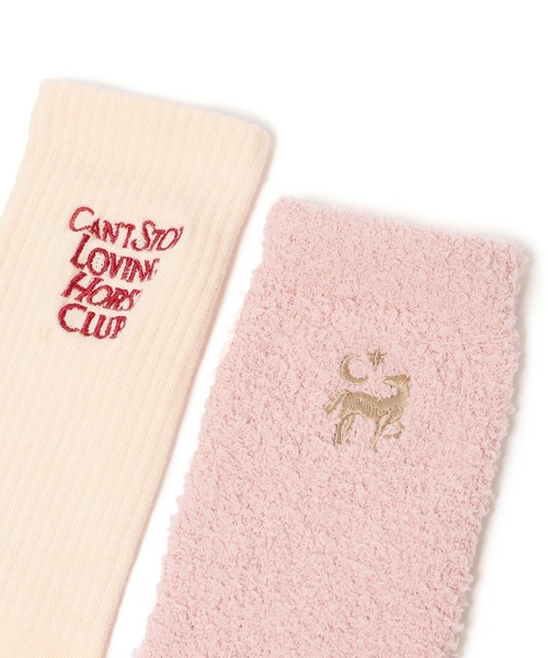 niko and...(ニコアンド)の「【NASU FARM VILLAGE】2Pソックス(その他小物・レディース・オフホワイト/ピンク・0)」の12枚目の写真