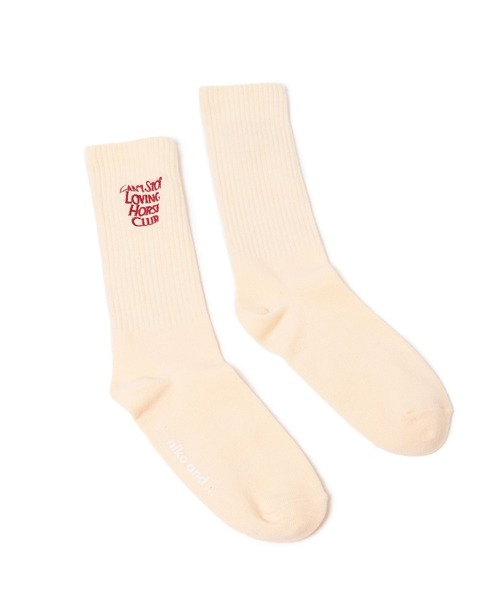 niko and...(ニコアンド)の「【NASU FARM VILLAGE】2Pソックス(その他小物・レディース・オフホワイト/ピンク・0)」の14枚目の写真