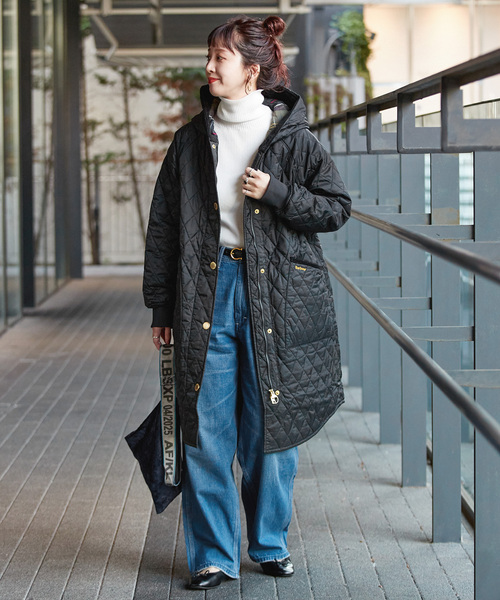 Barbour(バブアー)の「【WEB+一部店舗限定】Barbour/バブアー hilary quilted jacket(その他アウター・レディース・カーキ/ブラック・MEDIUM/LARGE)」の9枚目の写真