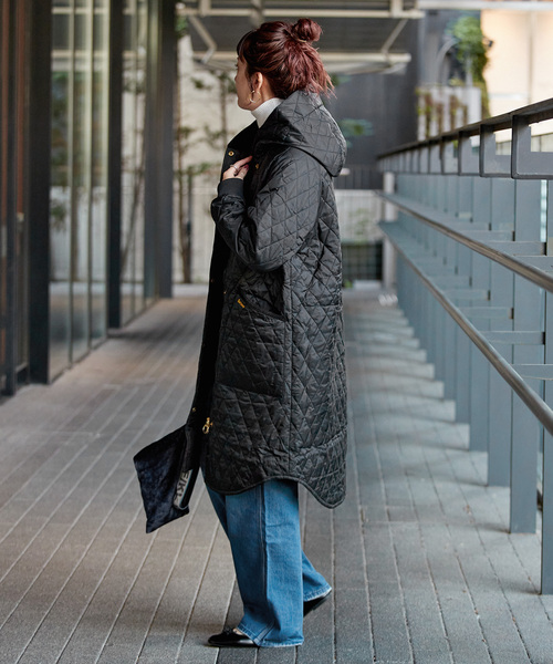 Barbour(バブアー)の「【WEB+一部店舗限定】Barbour/バブアー hilary quilted jacket(その他アウター・レディース・カーキ/ブラック・MEDIUM/LARGE)」の12枚目の写真