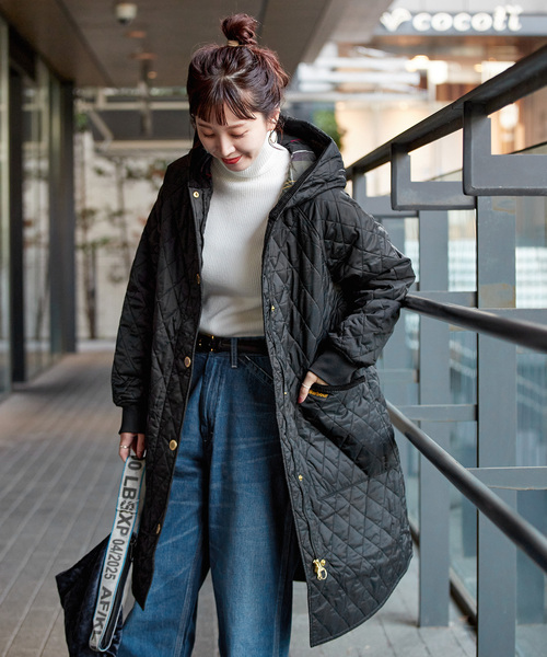 Barbour(バブアー)の「【WEB+一部店舗限定】Barbour/バブアー hilary quilted jacket(その他アウター・レディース・カーキ/ブラック・MEDIUM/LARGE)」の14枚目の写真